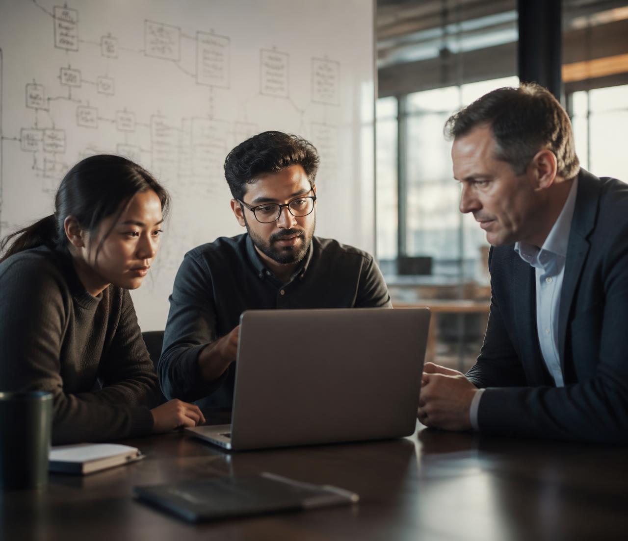 A forward-deployed engineer working through an agent architecture with an enterprise team